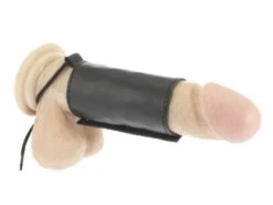 Erotic Fashion Ra7416 Penisrohr Mit Spikes. Schwarz Leder Verstellbar. 1er-Pack (1 X 1 St&