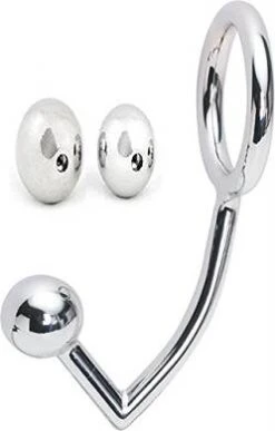 50mm Bondage Penis Cockring Set Mit Anal Hook Inkl. Kugeln 30. 40 Und 50mm Penisring Asslo