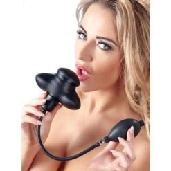 Bad Kitty Butterfly: Pump-Knebel, Schwarz