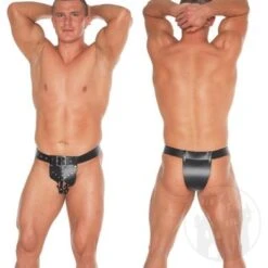 Leder-Keuschheitsgürtel Mit Penisgefängnis Für IHN -Lusthaus Store x9omqm
