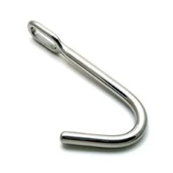 Bondage Anal Hook 12mm Ohne Kugel Metall Stahl Butt Plug
