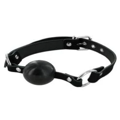 Rubber Ball Gag 50 Mm Mit Lederriemen
