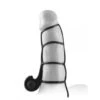 Fantasy X-Tensions Beginners Power Cage: Vibro-Penismanschette, Schwarz
