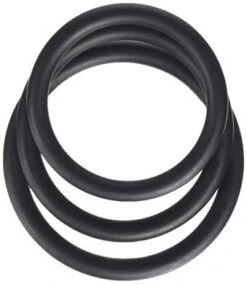 Doc Johnson - Optimale 3 C-Ring Set - Thin - Schwarz