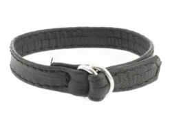 Erotic Fashion Ra7412 Penisring. Schwarz Leder Verstellbar. 1er-Pack (1 X 1 Stück)